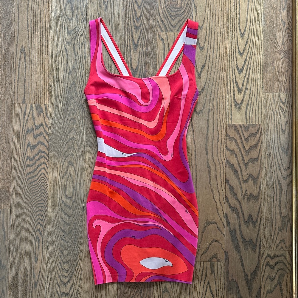Emilio Pucci Iride Print Minidress